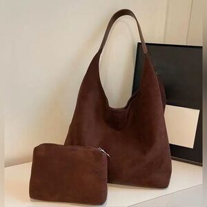 Vail Espresso Suede Bag - Back in Stock!!